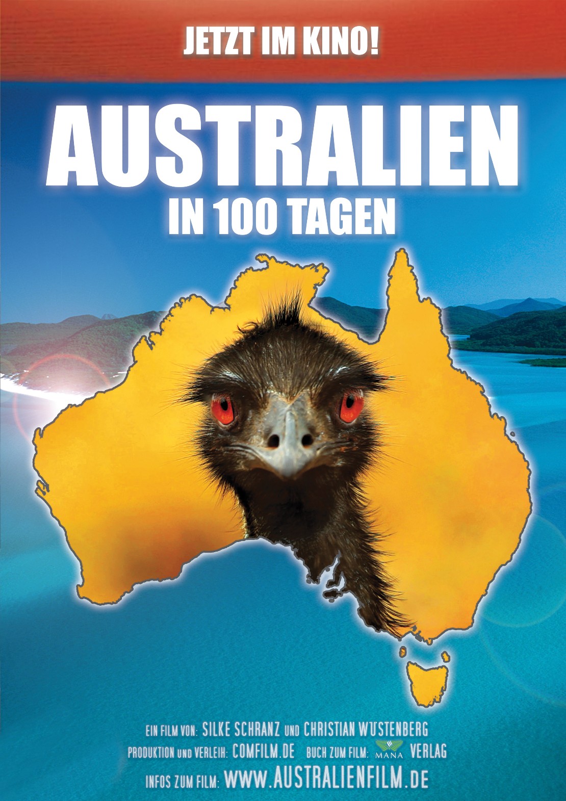 Australien in 100 Tagen - Kinofilmplakat